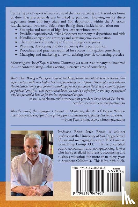 Brinig, Brian Peter - Mastering the Art of Expert Witness Testimony