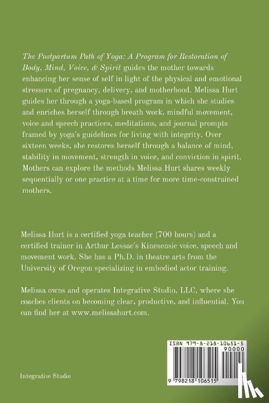 Hurt, Melissa - The Postpartum Path of Yoga