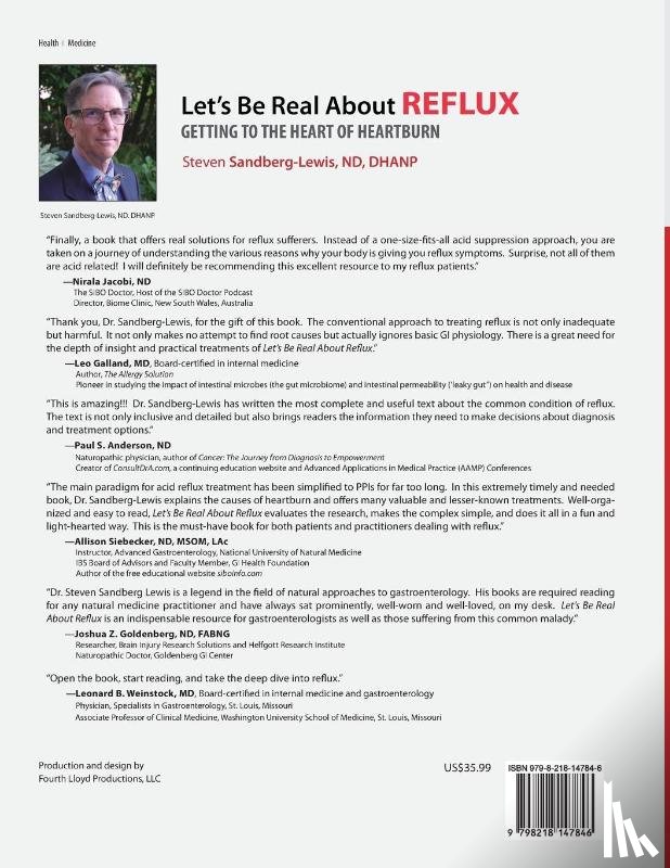 Sandberg-Lewis, Steven - Let's Be Real About Reflux, Getting To The Heart of Heartburn