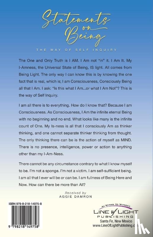 Damron, Aggie - Statements on Being