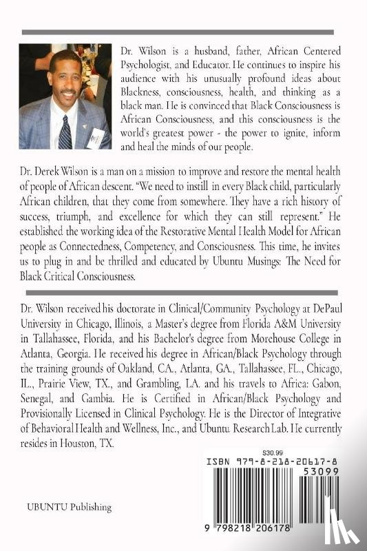 Wilson, Derek J - UBUNTU MUSINGS