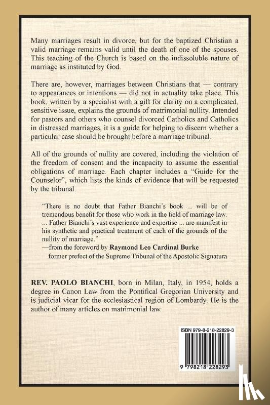 Bianchi, Paolo - When Is Marriage Null? Guide to the Grounds of Matrimonial Nullity for Pastors, Counselors, Lay Faithful