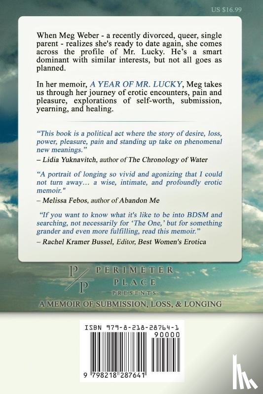 Weber, Meg - A Year of Mr. Lucky