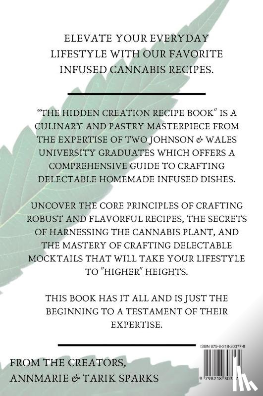Sparks, Annmarie, Sparks, Tarik - The Hidden Creation Recipe Book