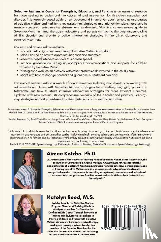 Kotrba, Aimee, Reed, Katelyn - Selective Mutism