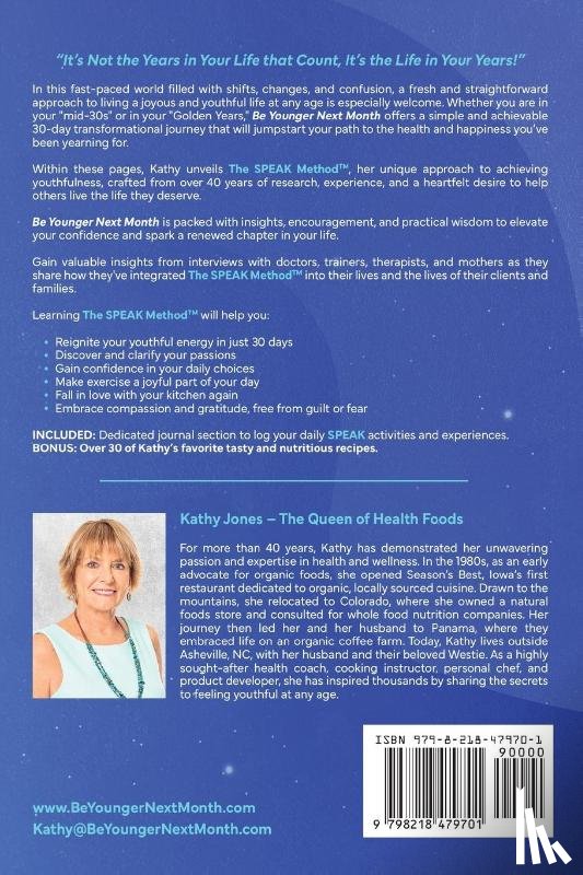Jones, Kathy Anne - Be Younger Next Month