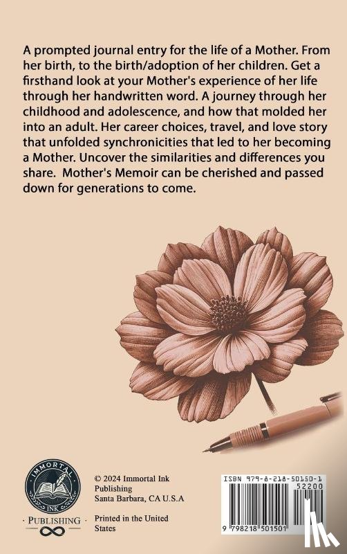 McCullar, Stacy Lynn - Mother's Memoir