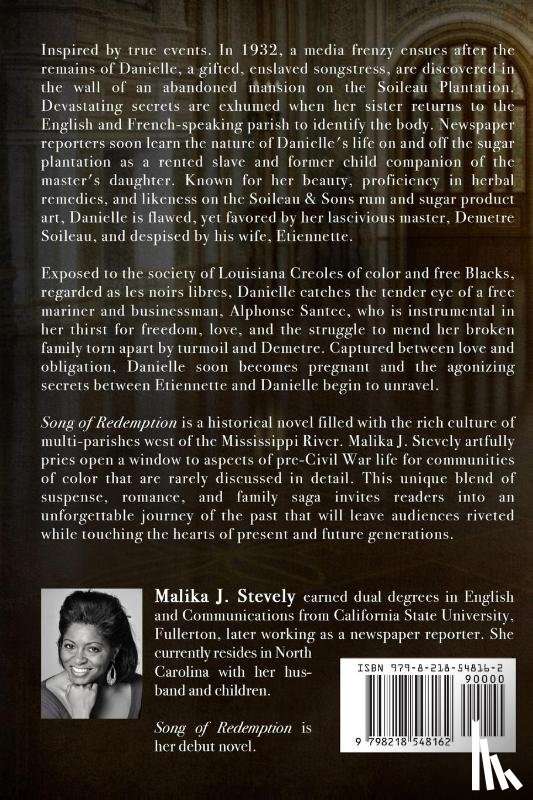 Stevely, Malika J. - Song of Redemption