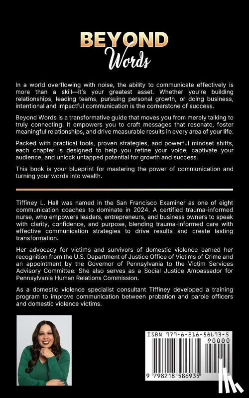 Hall, Tiffiney L. - Beyond Words Mastering The Power Of Communication To Unlock Wealth