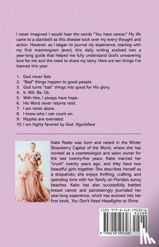 Rader, Katie - You Don't Need Headlights to Shine