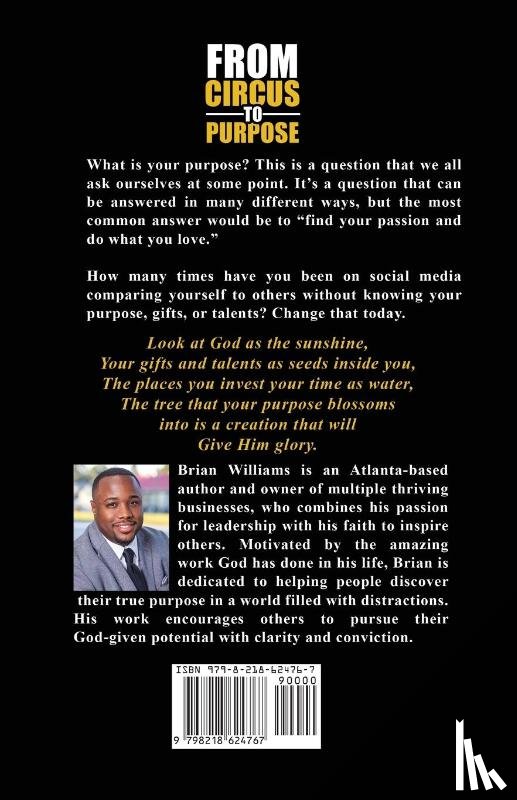 Williams, Brian D - From Circus to Purpose