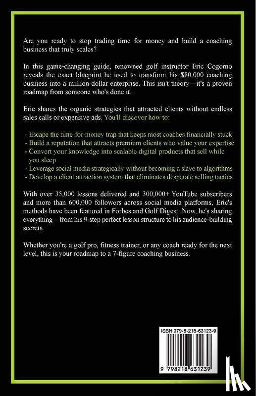 Cogorno, Eric - 7-Figure Golf Coaching Blueprint
