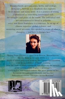Pinto Thomas, Sophia - Alchemies, Arrivals