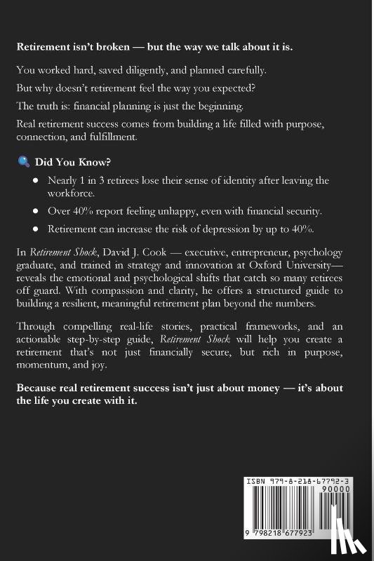 Cook, David J - Retirement Shock