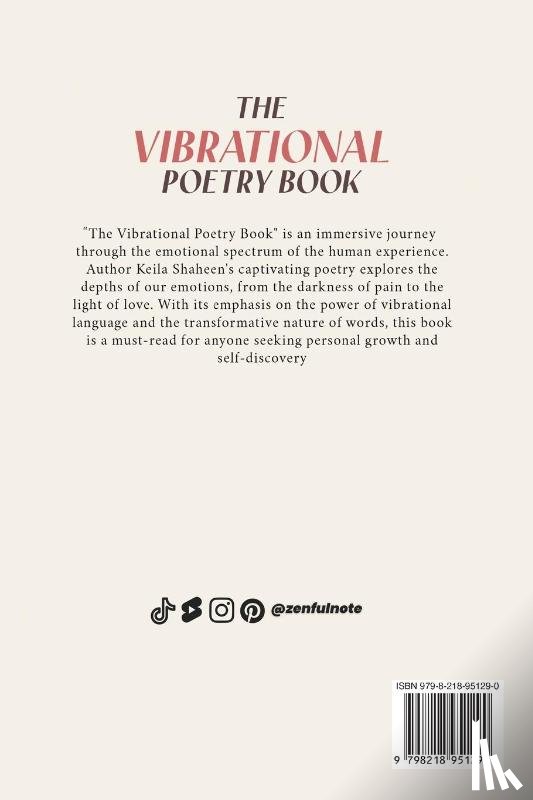 Shaheen, Keila - The Vibrational Poetry Book