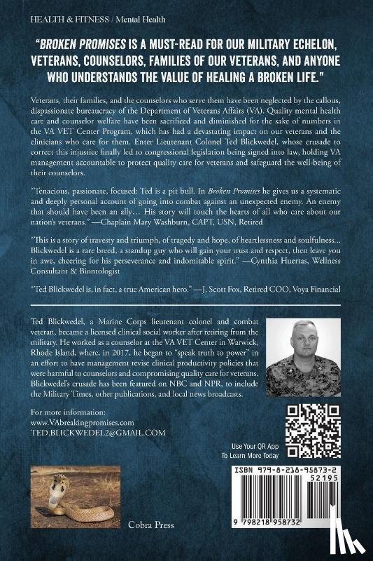 Blickwedel, Ltcol Ted - BROKEN PROMISES