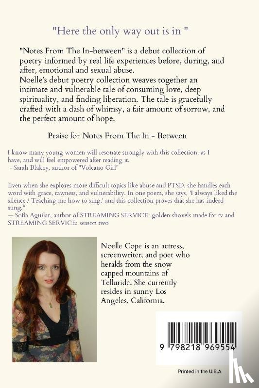 Cope, Noelle - Notes From The In-between