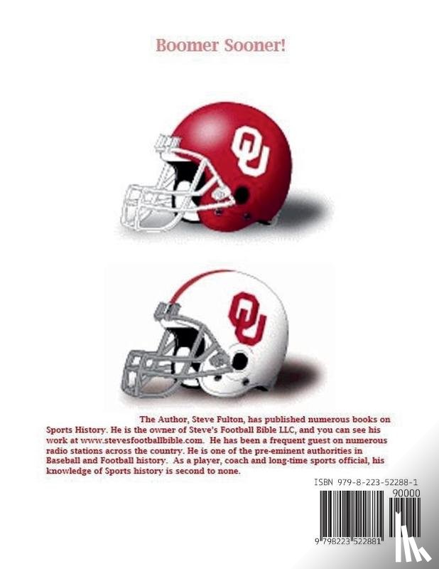 Fulton, Steve - Boomer Sooner! History of Oklahoma Sooners Football