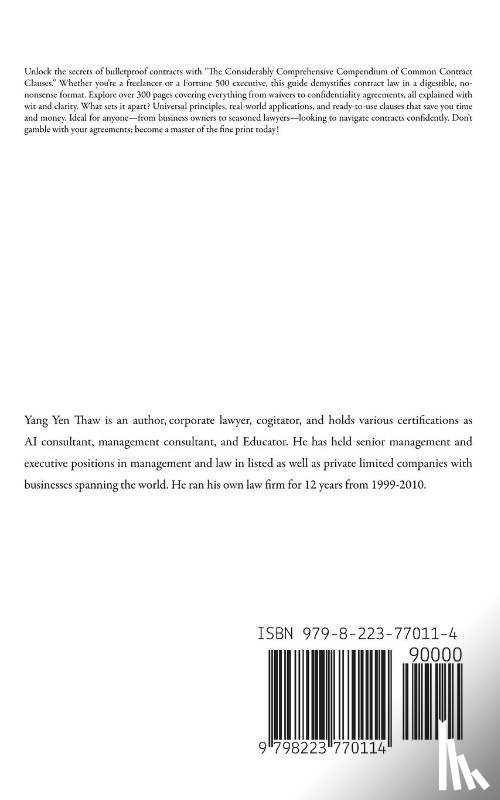 Thaw, Yang Yen - Common Contract Clauses 2023