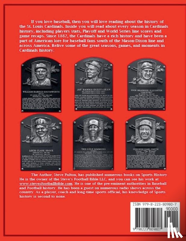 Fulton, Steve - "Redbird Nation" History of the St. Louis Cardinals Baseball Team