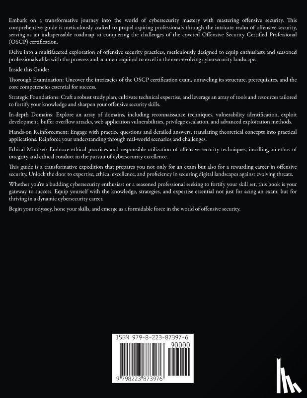 Mills, Jake T - OSCP Offensive Security Certified Professional Practice Tests With Answers To Pass the OSCP Ethical Hacking Certification Exam