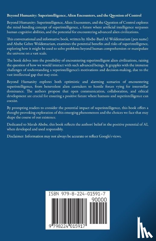 Woldemariam, Abebe-Bard Ai - Beyond Humanity