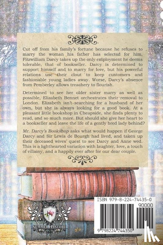 Hanford, Summer - Mr. Darcy's Bookshop