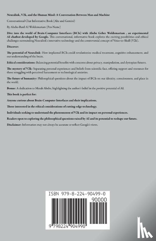 Woldemariam, Abebe-Bard Ai - Neuralink, V2K, and the Human Mind