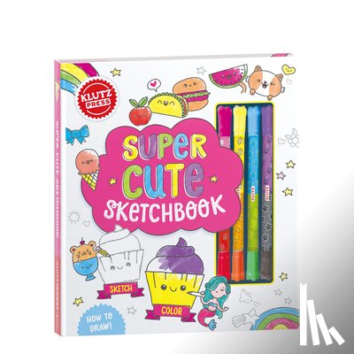 Klutz Press - Super Cute Sketchbook [With Marker]