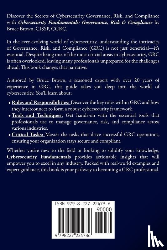 Cissp, Bruce Brown - Cybersecurity Fundamentals