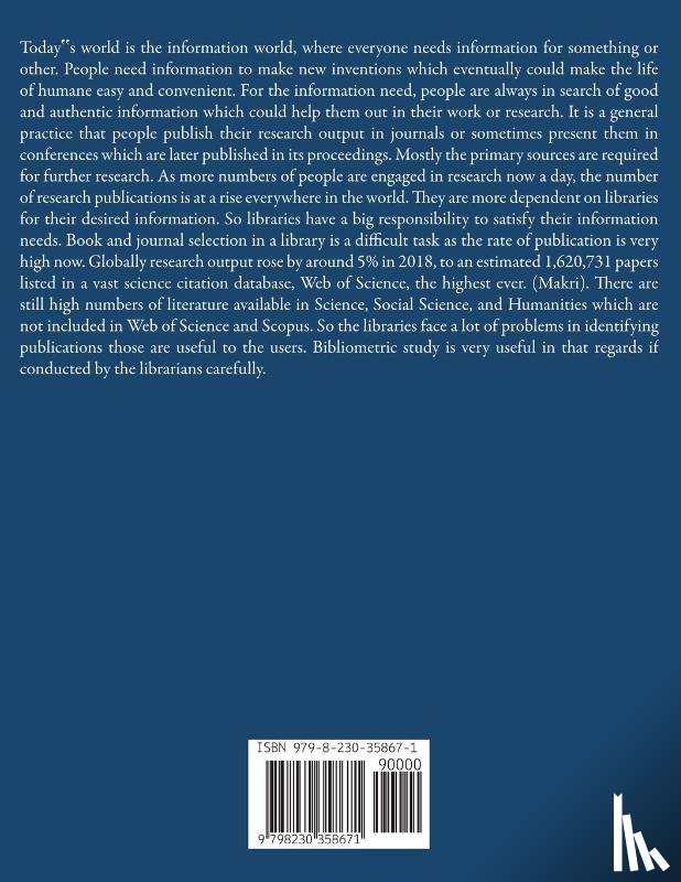 Ren, Eikona - Analysis of International Federation of Library Associations, International Collaboration in Science and Technology Research Network and Convention on Automation of Libraries in Education and Research