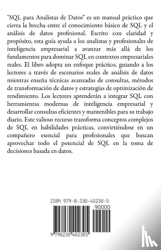 Chen, Michael - SQL para Analistas de Datos