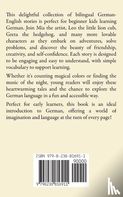 Bilingual, Pomme - Karl Beetle Can't Sleep And Other Bilingual German-English Children's Stories for Beginners