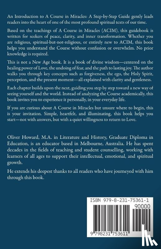 Howard, Oliver - An Introduction to A Course in Miracles