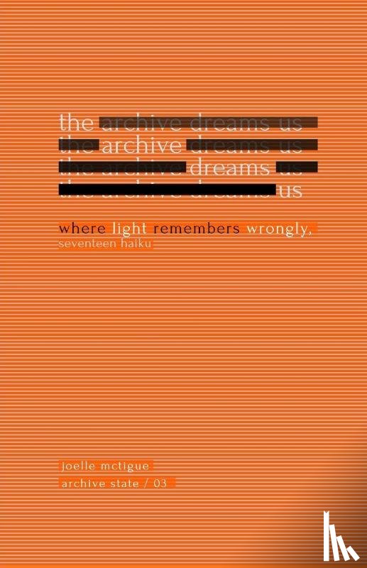 McTigue, Joelle - The Archive Dreams Us