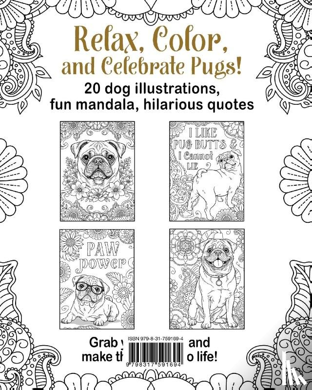 Store, Paperland Online - Coloring Companion Pug Dog