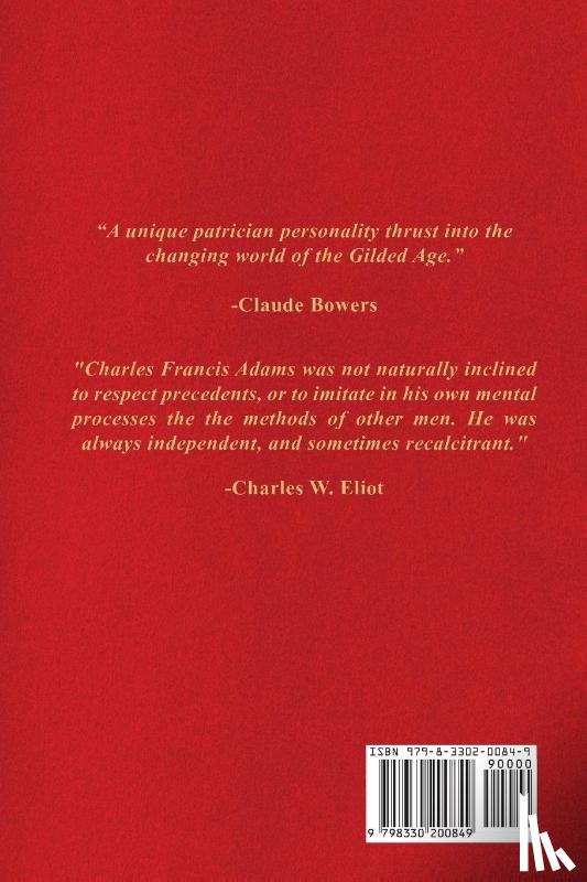Adams, Charles Francis - Memory Union & Empire