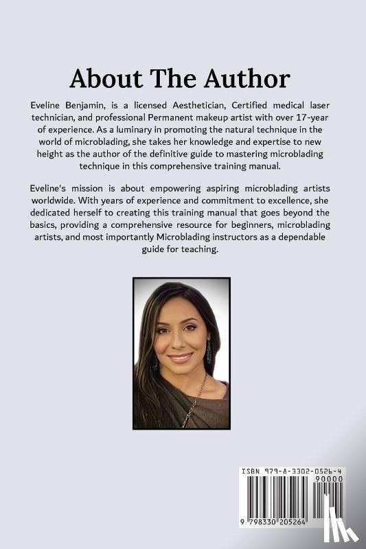 Benjamin, Eveline - Microblading & Nano-Blading Comprehensive Training Manual