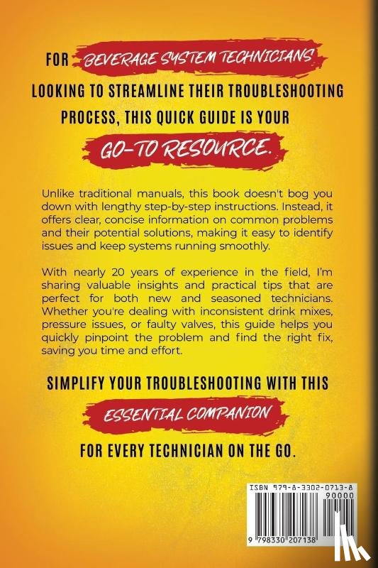 Welch, Cm - Quick Trouble Shooting Guide- Beverage Equipment