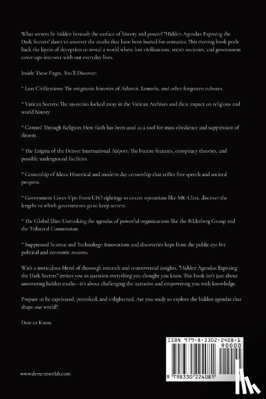 Welsh, Demetri - Hidden Agendas