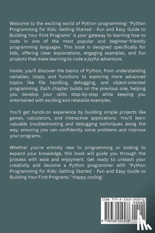 Anderson, Lily - Python Programming for Kids