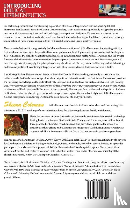 Coleman, Sheena - Introducing Biblical Hermeneutics