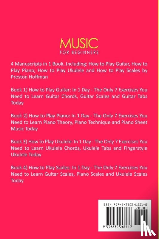 Hoffman, Preston - Music for Beginners