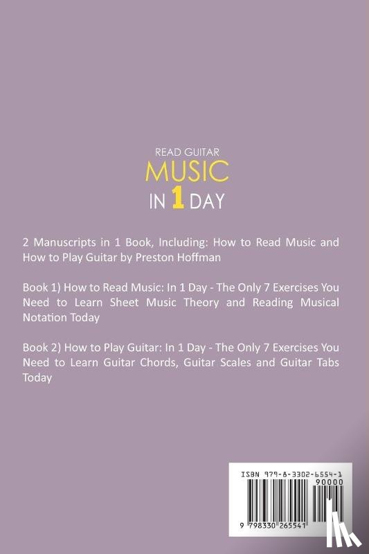 Hoffman, Preston - Read Guitar Music