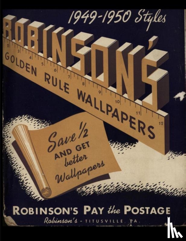 Robinson's Golden Rule Wallpaper - Robinson's Golden Rule Wallpapers Sample Book - 1949-1950 Styles