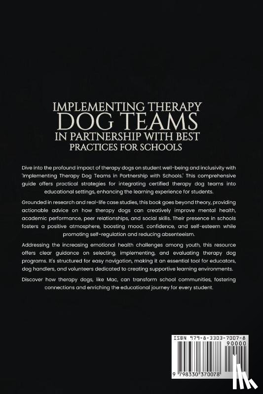 Matthew, Gabrielle - Implementing Therapy Dog Teams in Partnership with Best Practices for Schools