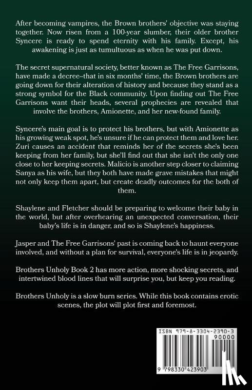 Nastee, Author - Brothers Unholy 2