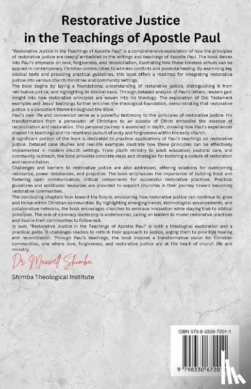 Shimba - Pauline Principles of Restorative Justice