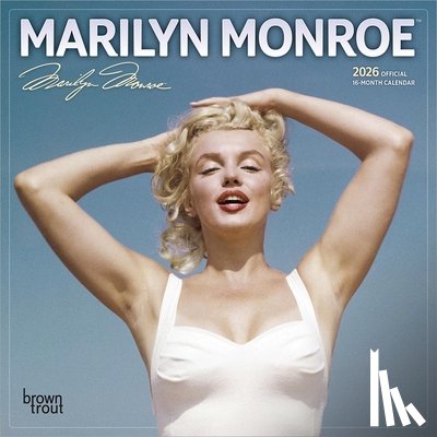 Browntrout - Marilyn Monroe Official 2026 7 X 14 Inch (Hanging) Monthly Mini Wall Calendar