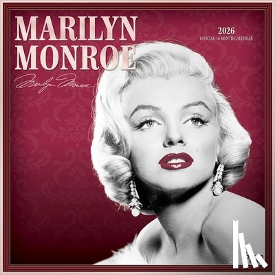 Browntrout - Marilyn Monroe Official 2026 12 X 24 Inch (Hanging) Monthly Square Wall Calendar Foil Stamped Cover Plastic-Free